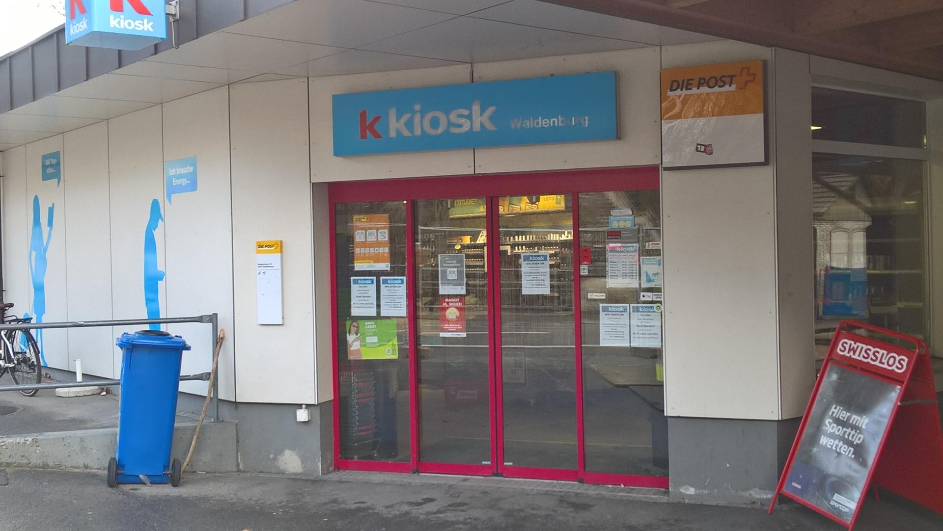 Kiosk am alten Standort