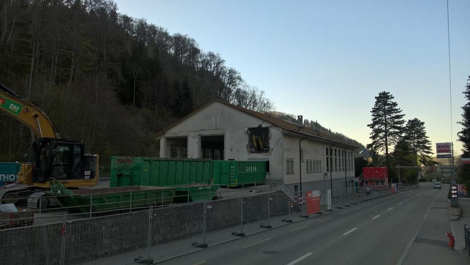 Kein Aufruhr der Bagger
